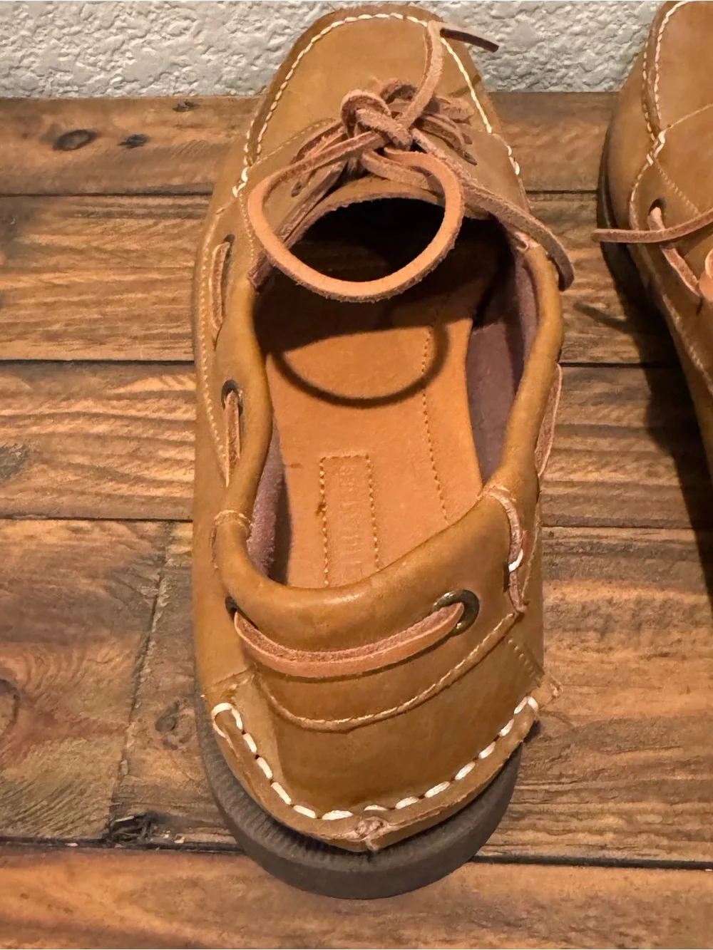 Tommy Hilfiger Men's Tan Leather Bowman Shoes